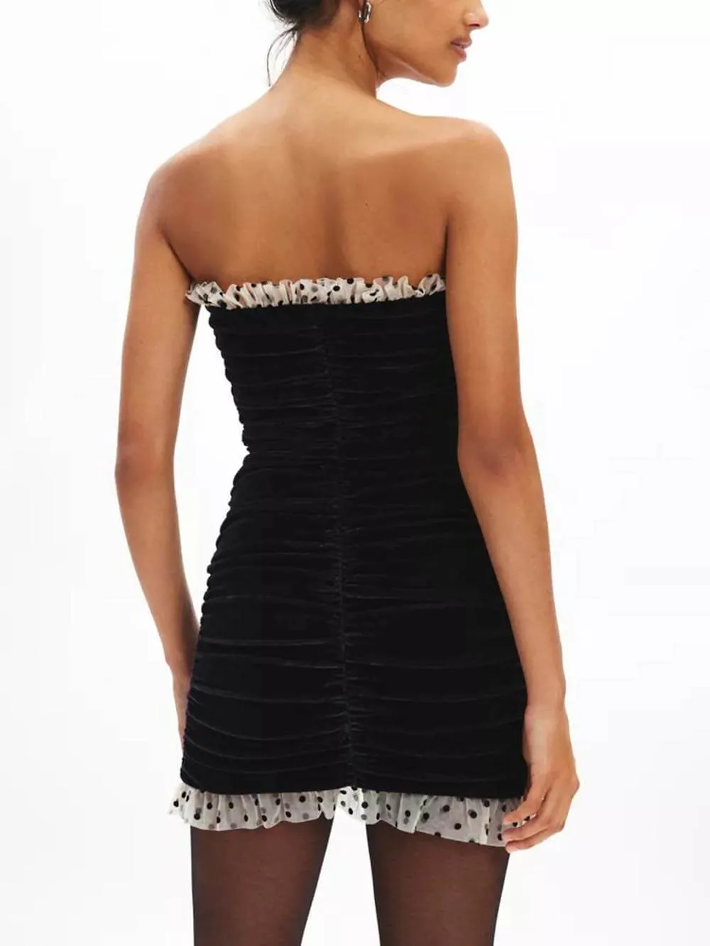 Robin Velvet Sweetheart Mini Dress