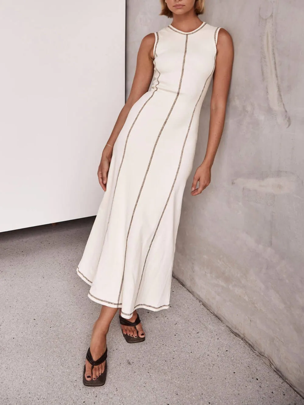 Special Ribbed Midi Dress