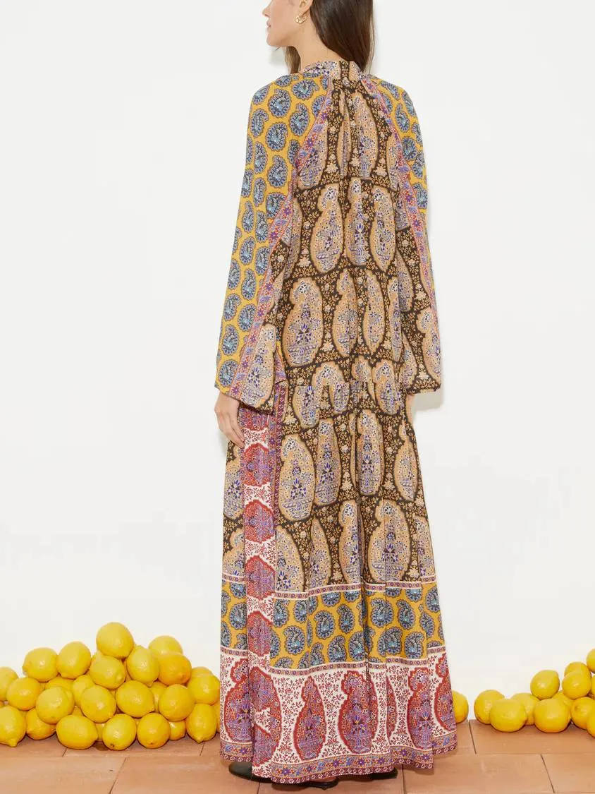 Unique Printed Maxi Dress