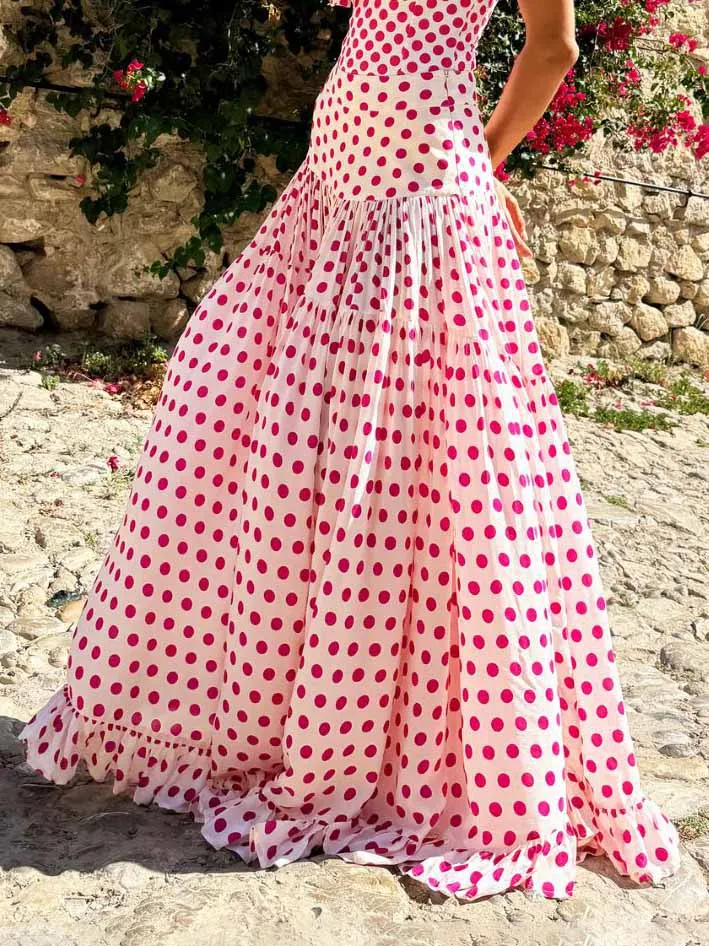 Sweet Heart Print Skirt