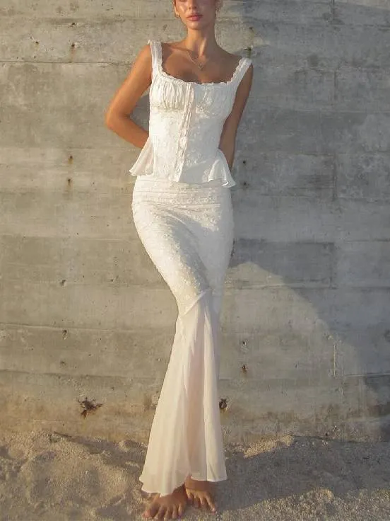 Lace-trim Camisole Top