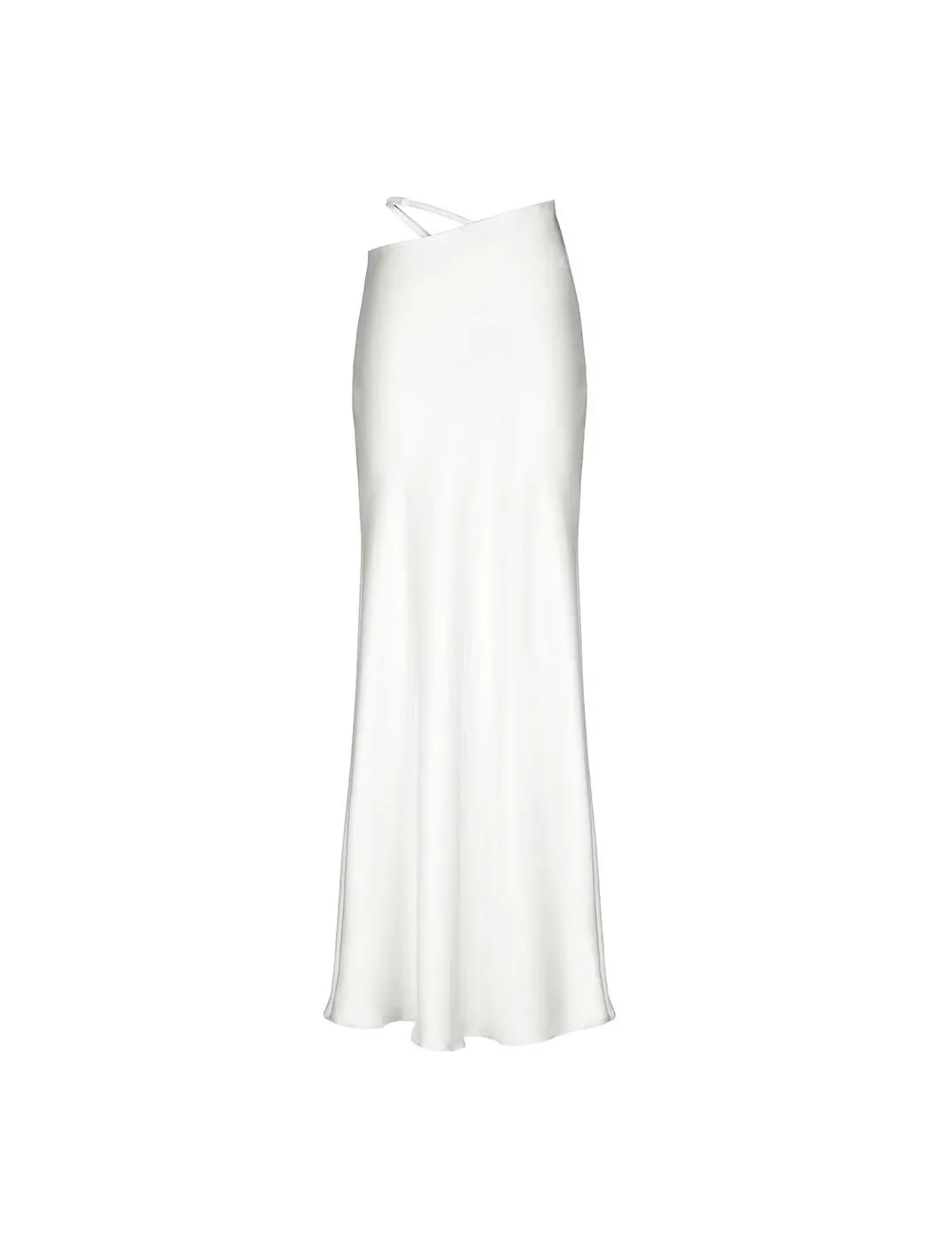 Irregular Slim-Fit Maxi Skirt