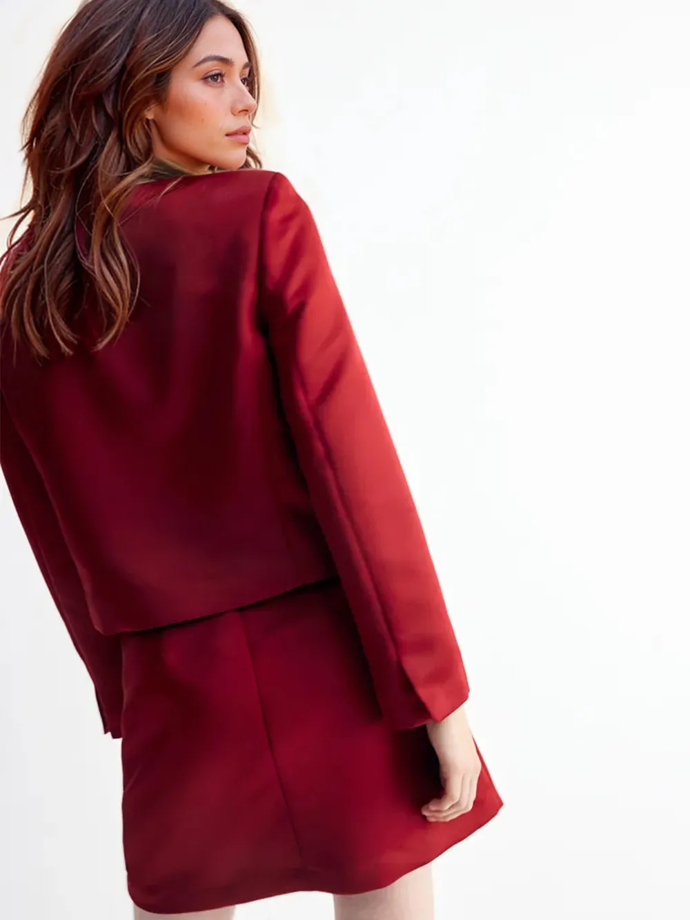 Elegant Bow Detail Mini Skirt