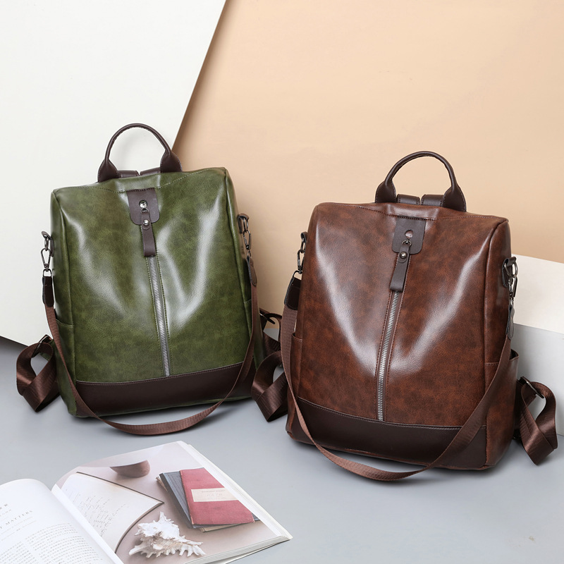 Fashion Simple Commuter Bag Large Capacity Shoulder Travel Backpack