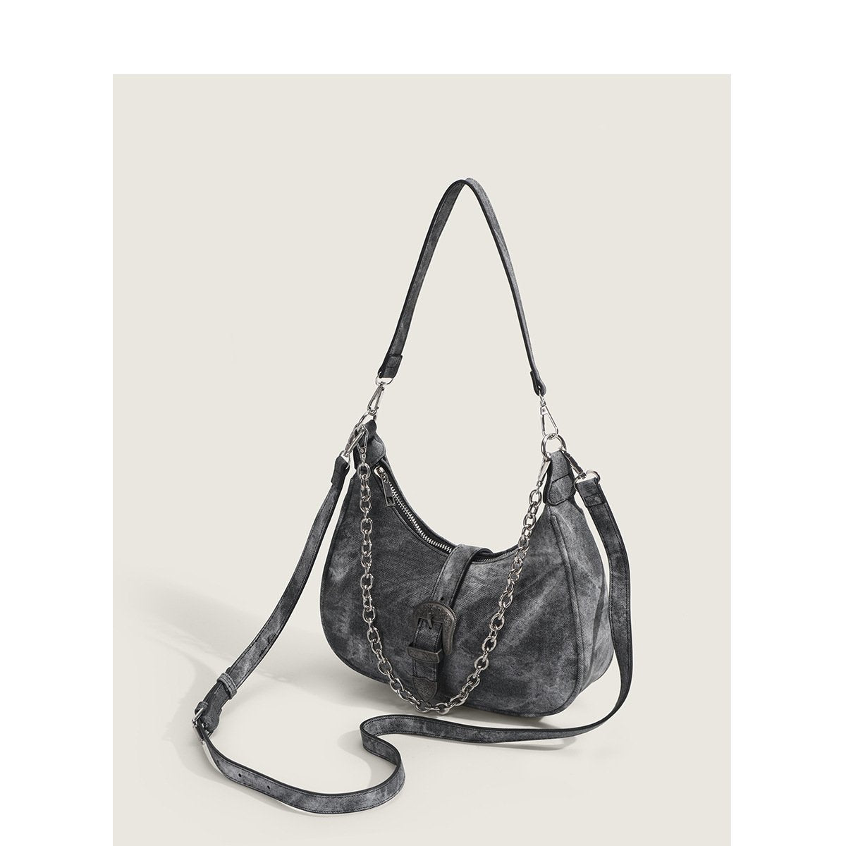 Small Bag Women's Bag Advanced Feeling Bag Retro Shoulder Armpit Bag Chain Handbag