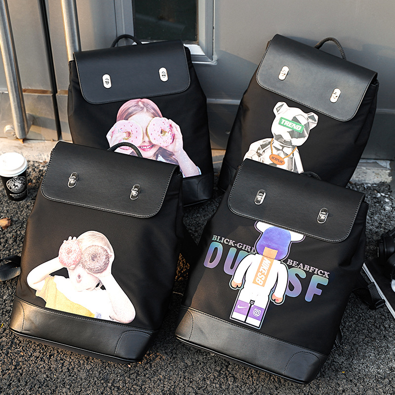 Fashion Casual Fashion Brand Personalized Printed Backpack For College Students