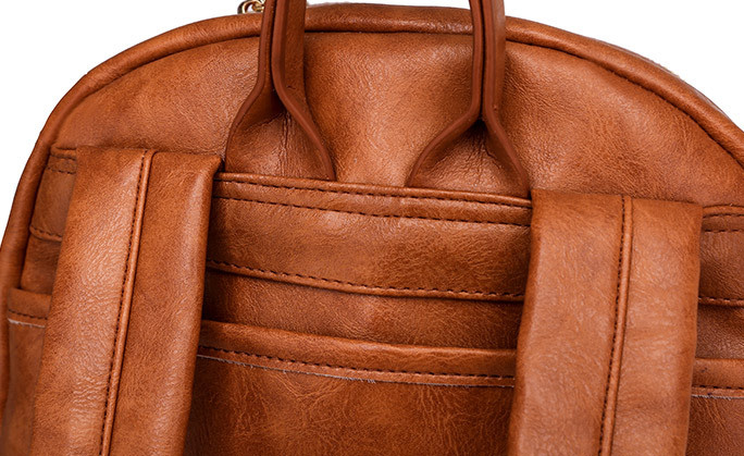 Big Capacity Backpack Purses Shoulder Bag PU Leather Travel bag