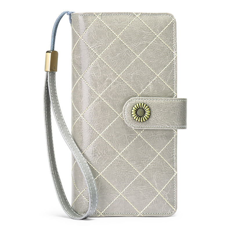 Leather Wallet Ladies Long Large Capacity