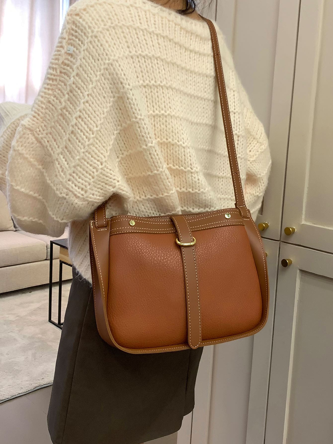 Minimalist Large Capacity Crossbody Bag