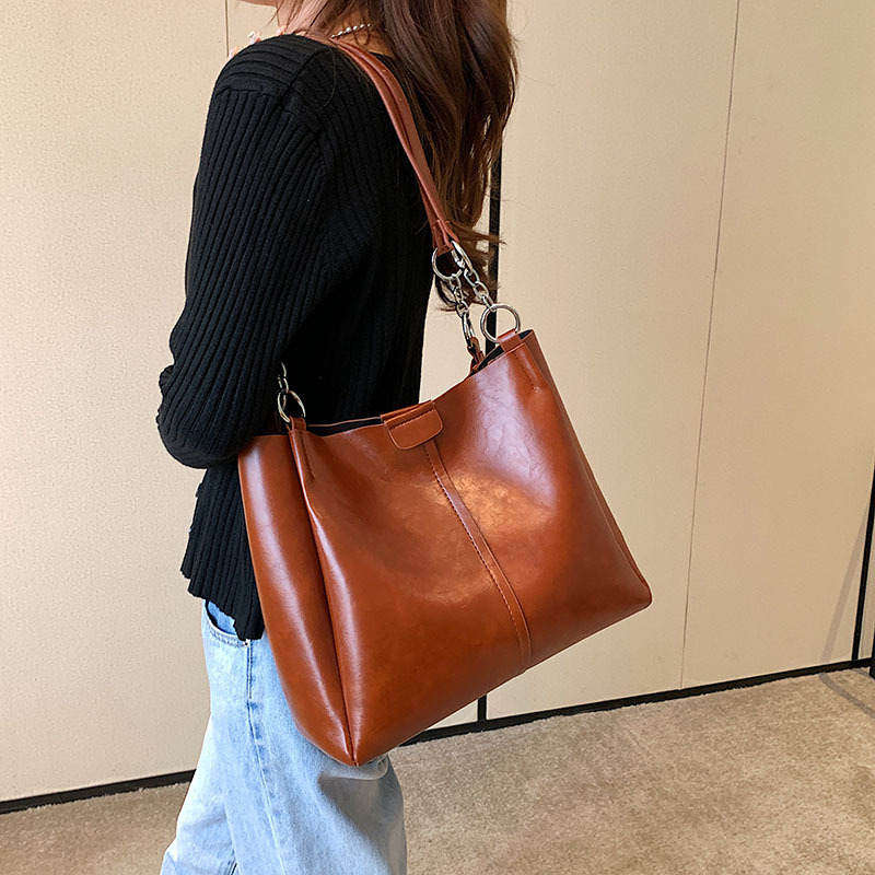 Soft Leather Commuter Bag