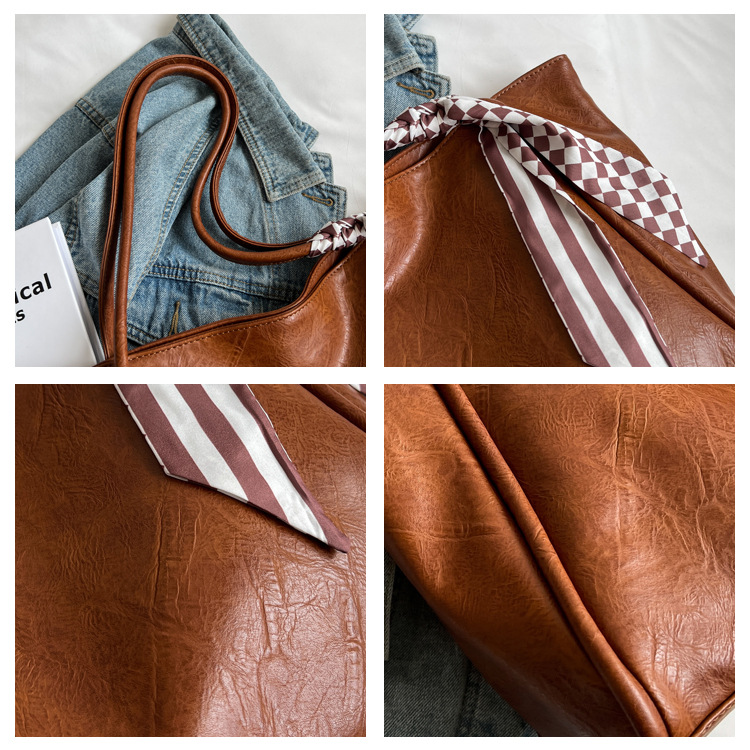 Retro Large Shoulder Bag