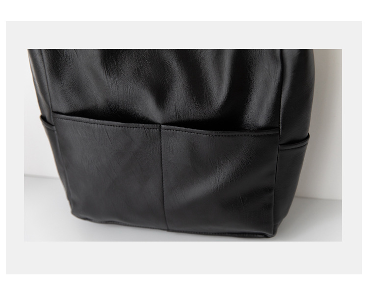 Soft Leather Crossbody Tote