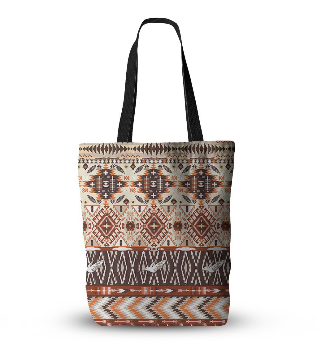 Bohemian ethnic style one-shoulder canvas shopping bag