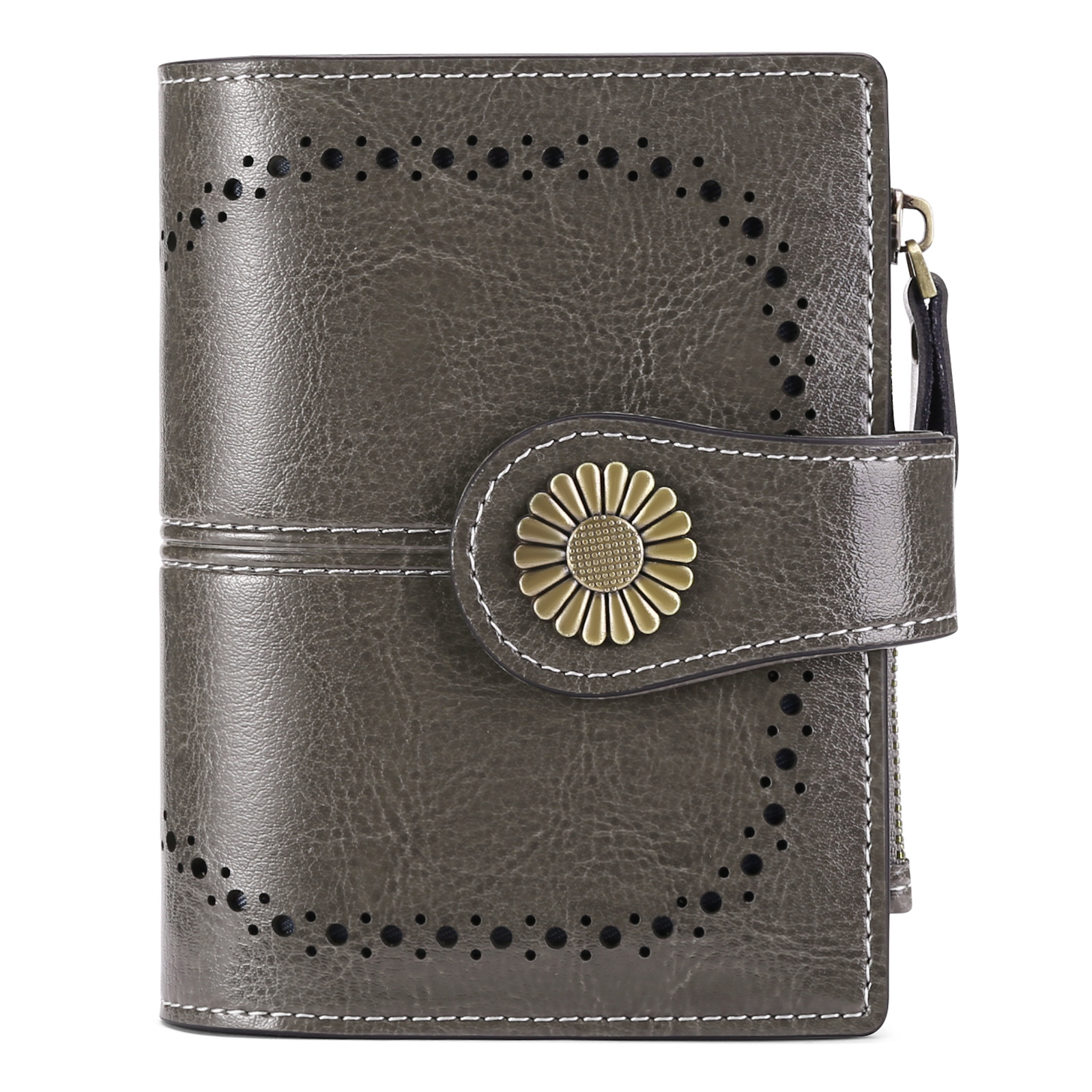 Cropped Zip Wallet