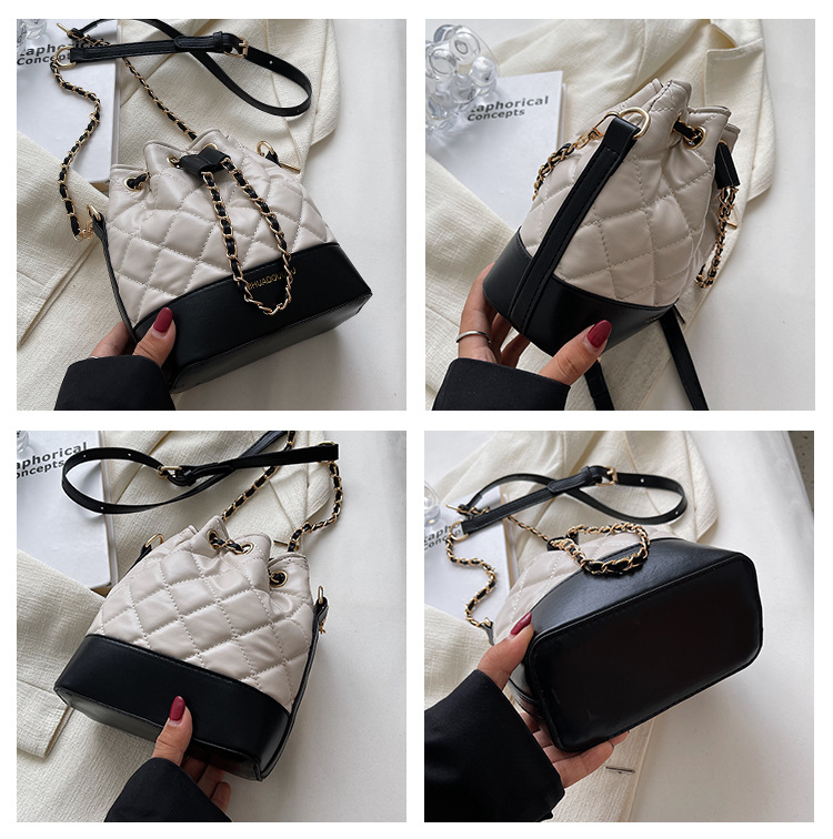 Ladies Leather Bag Crossbody Bag Bucket Bag