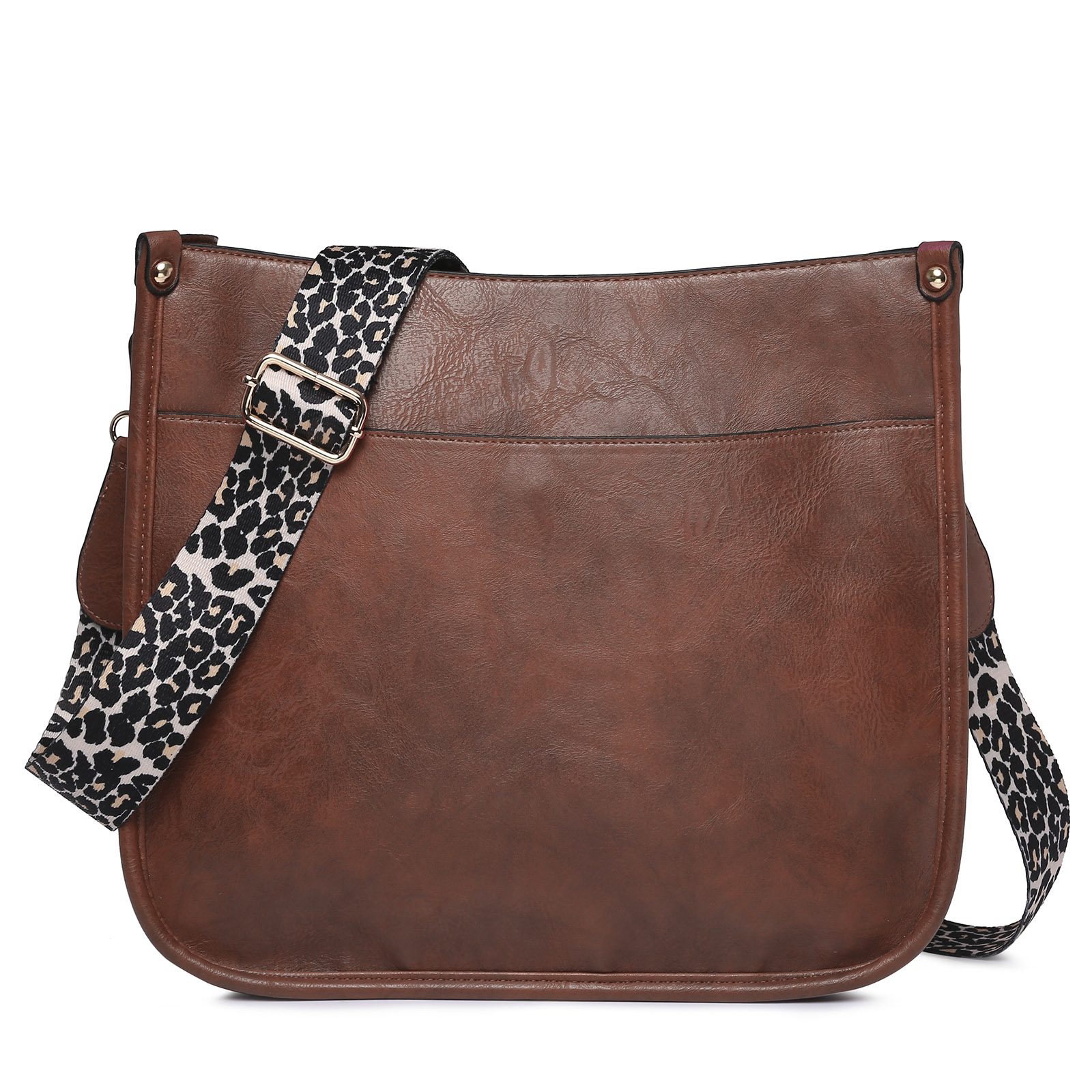 Guitar Strap Crossbody Bags Leopard Shoulder Bucket Bags