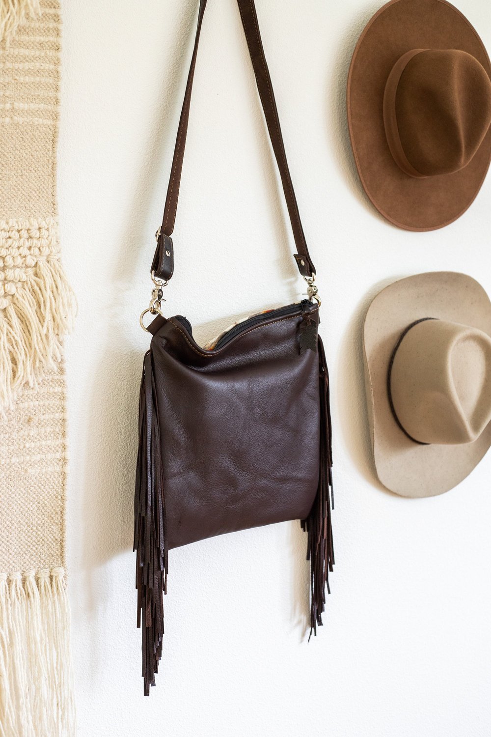 WESTERN FRINGE PURSE IN PACIFIC CREST