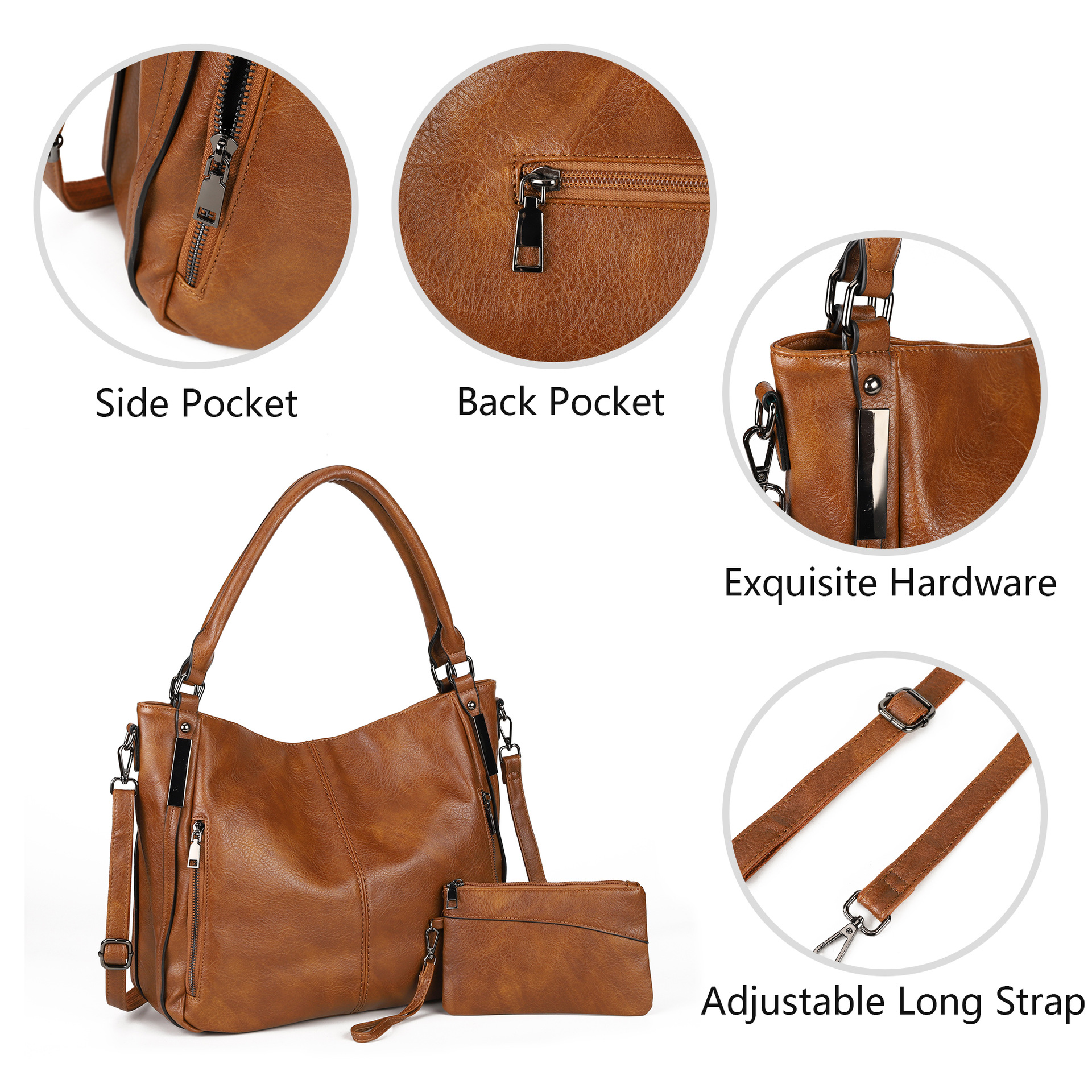 Premium Textured Ladies One-Shoulder Tote