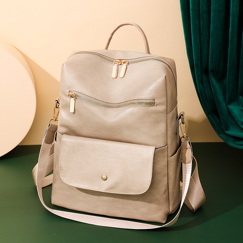 Ladies Double Shoulder Light Leisure Travel Backpack