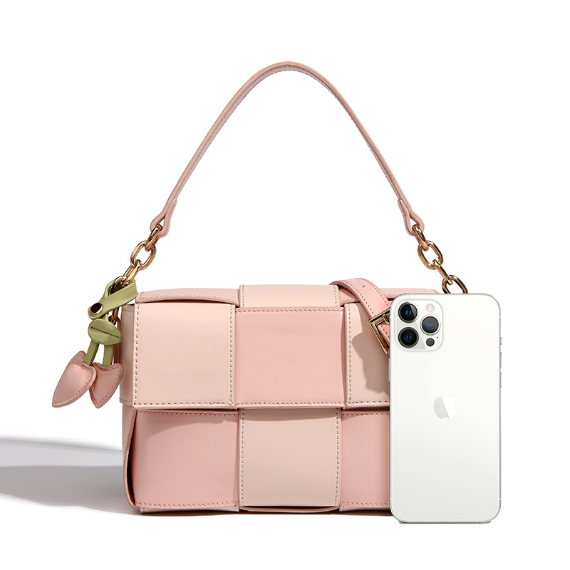 Premium Cherry Bag Pink Woven Pillow Bag