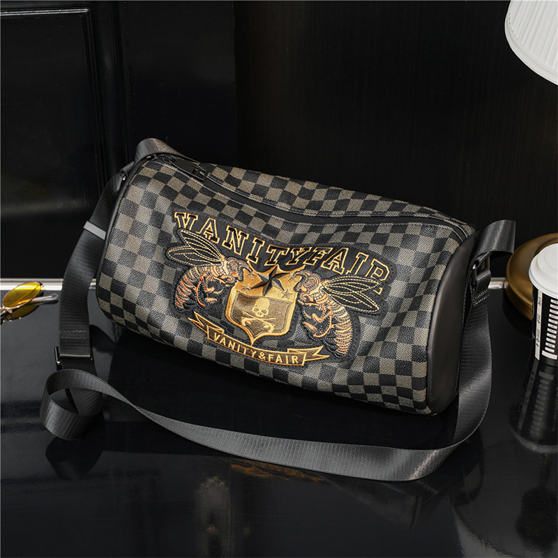 2023 New Korean Fashion Casual Plaid Crossbody Bag