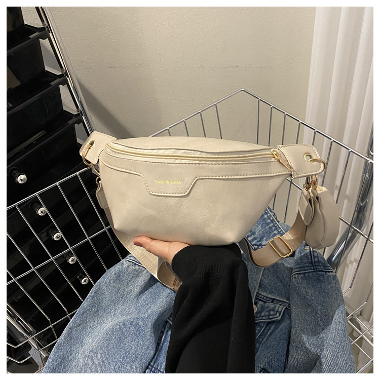 Solid Color Fashion Casual Foreign Style Small Hanging Bag