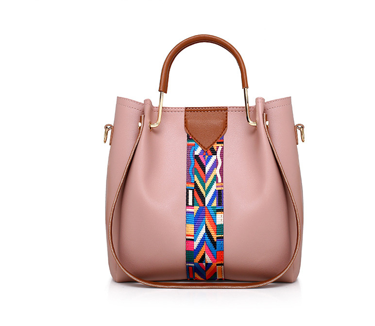 Four-pieces Shoulder Bag PU Leather Travel bag