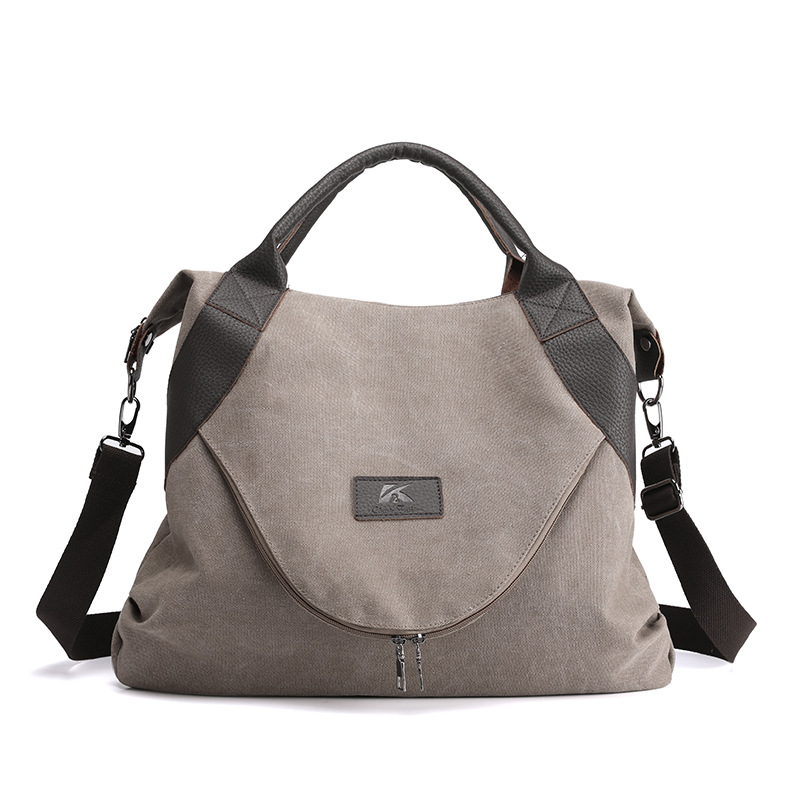 Large Capacity Ladies Canvas Single Shoulder Crossbody Bag