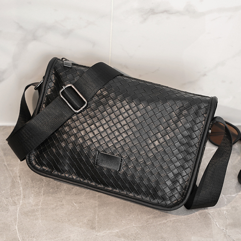 Fashion Men's Shoulder Printed Small Square Bag