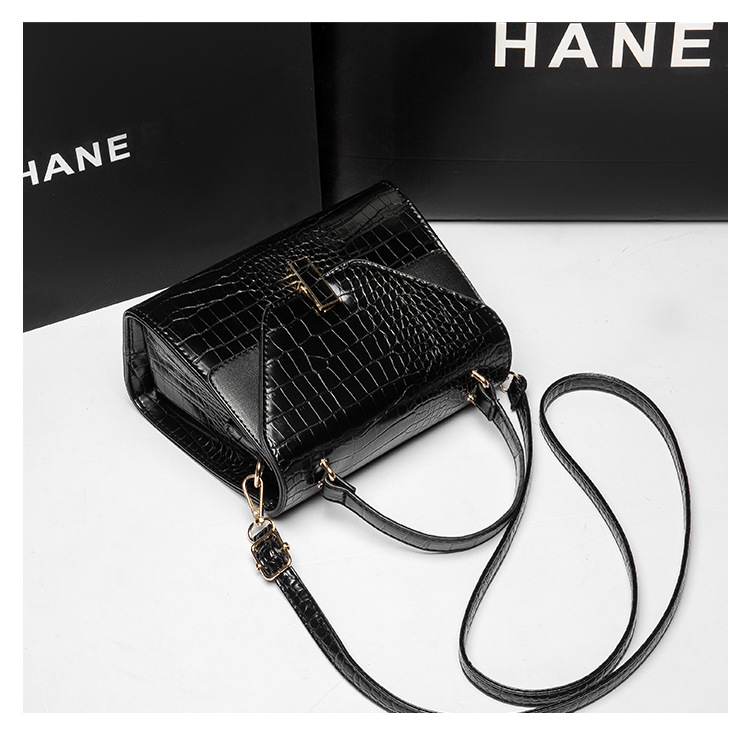 Retro Crocodile Crossbody Bag Tote