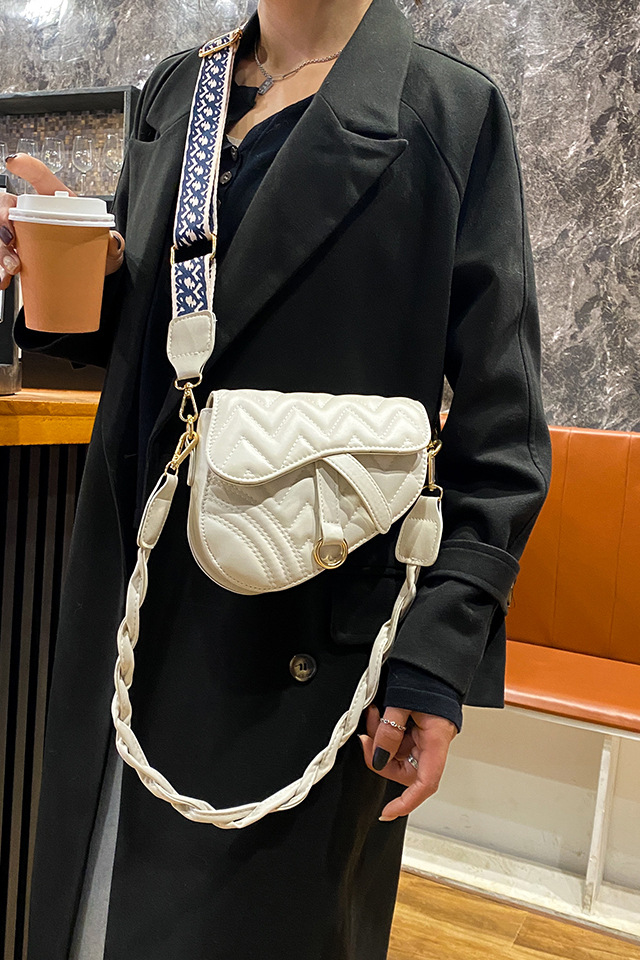 Women Leather Saddle Shoulder Bag Crossbody Bag Satchel Bags