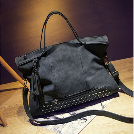 2023 New Frosted Rivet Messenger Bag