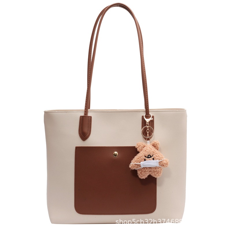 Tote Bag Women's Large Capacity Work Commuter Bag Texture Shoulder Bag