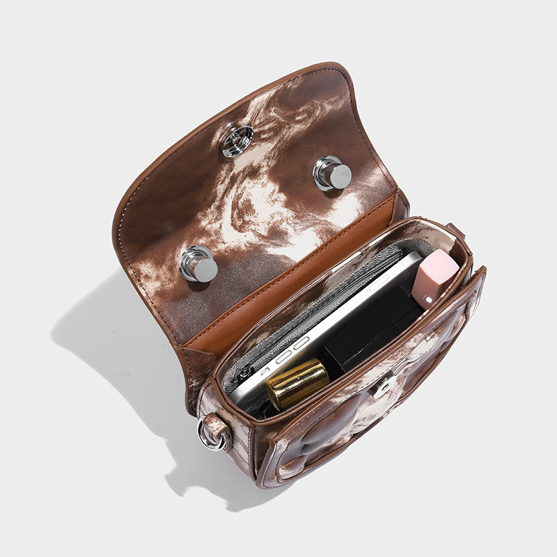 Small Popular Explosions Gradient Biscuit Portable Shoulder Messenger Bag