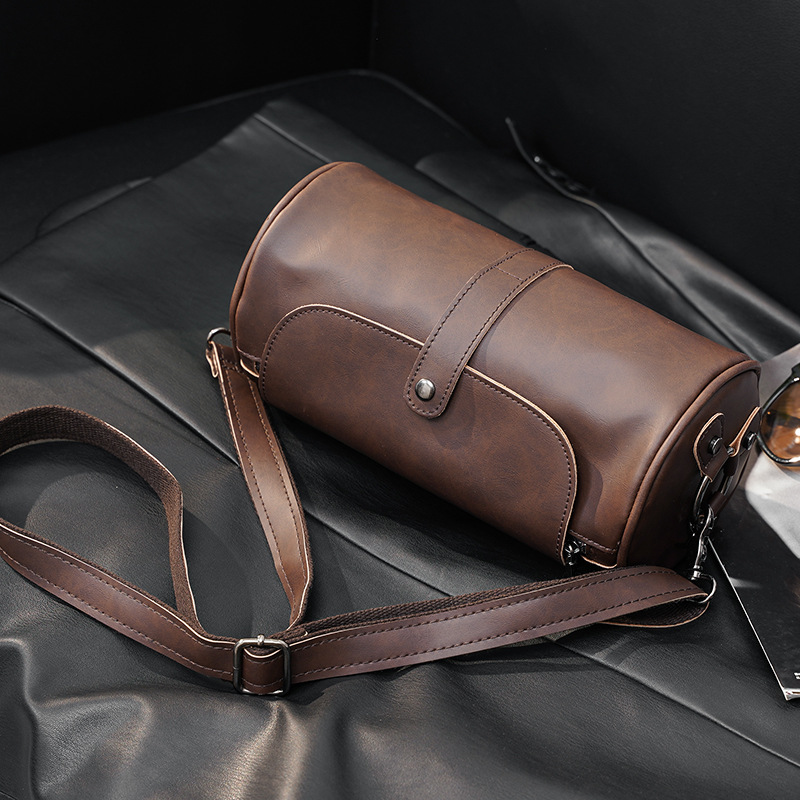 Men's Tide Brand Street Leisure Slung Cycling Cylinder Bag