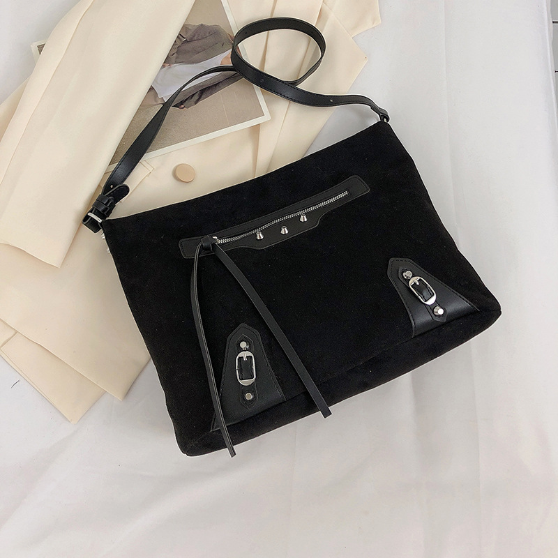 Suede Vintage Crossbody Bag Shoulder Bag