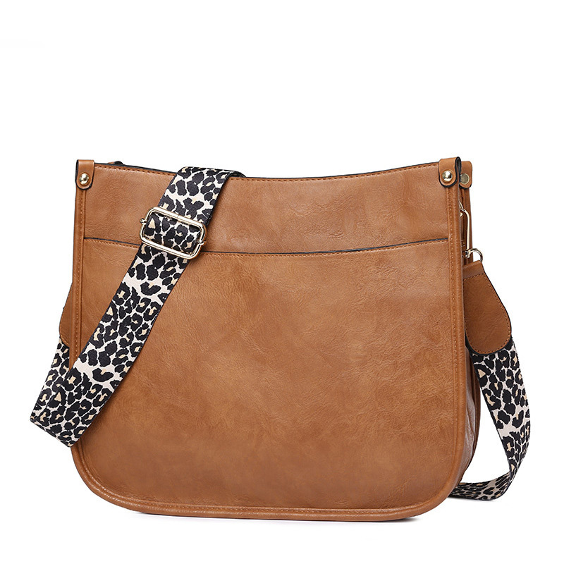 Guitar Strap Crossbody Bags Leopard Shoulder Bucket Bags