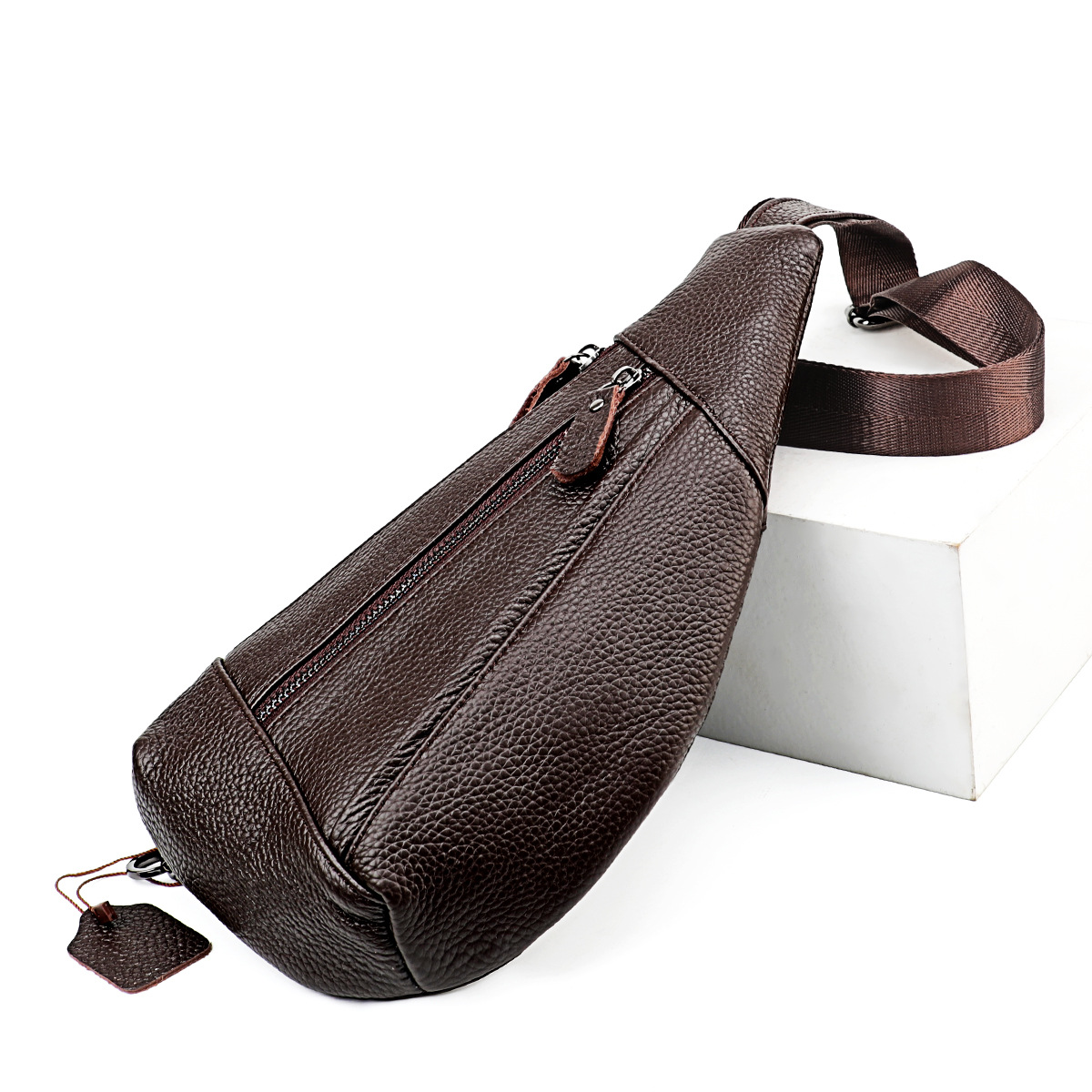 Leather Shoulder Bag Men