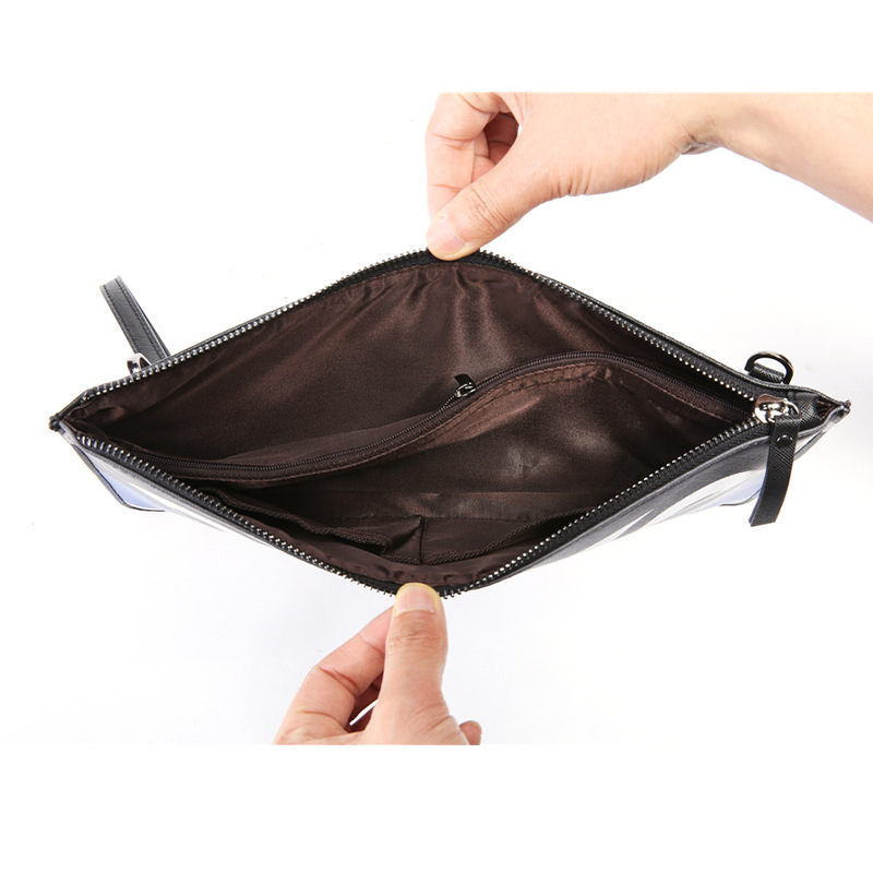 Original Design Personality Fashion Leather Street Fashion Young Men's And Women's Clutch Bag