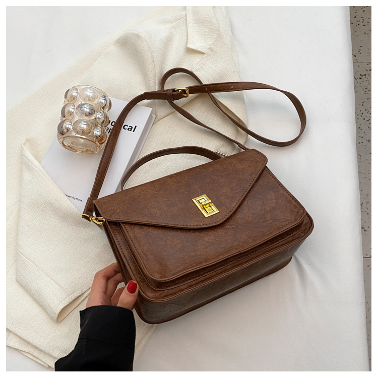 Retro Postman Crossbody Small Square Bag