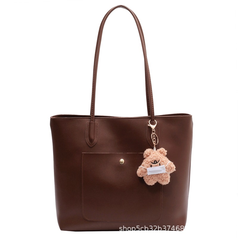 Tote Bag Women's Large Capacity Work Commuter Bag Texture Shoulder Bag