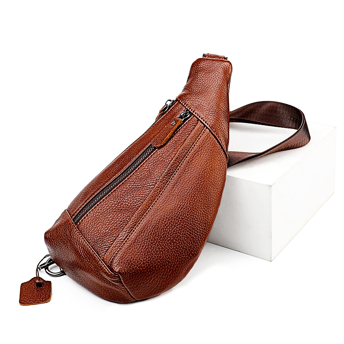 Leather Shoulder Bag Men