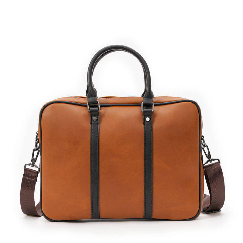 New Fashion Light Business Cross Retro Portable Shoulder Document Diagonal Bag