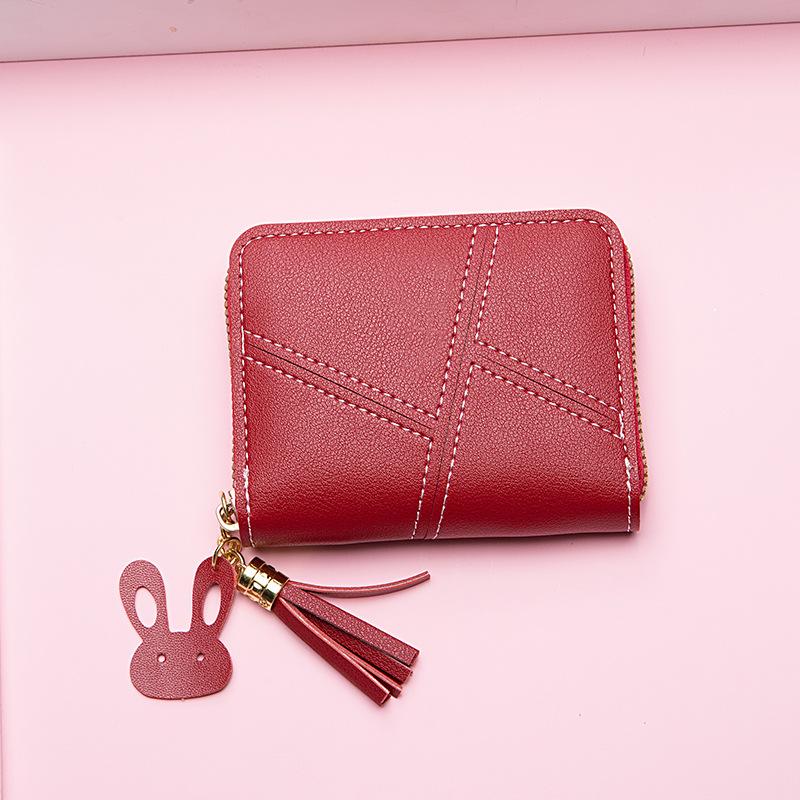 Women's Small Wallet Short Zipper Folding Women's Wallet Simple Fashion Purse