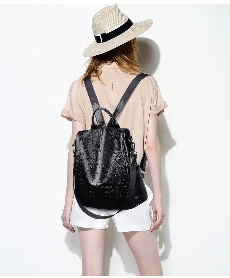 Women Backpack Shoulder Bag PU Leather Travel bag