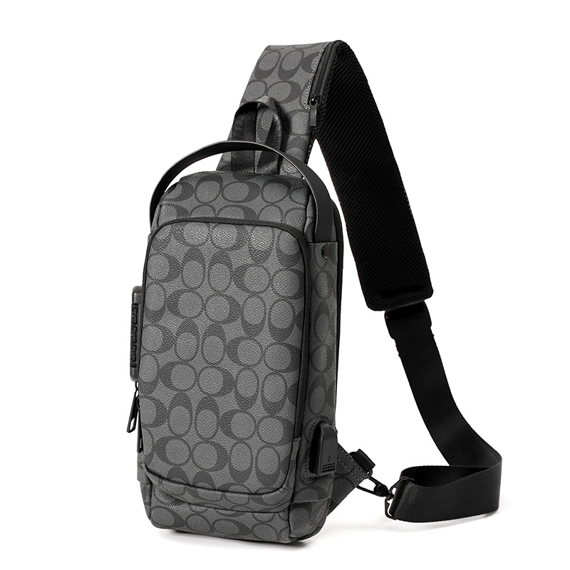 Light Business Large Capacity Fashion Men's Multifunctional Portable Crossbody Bag