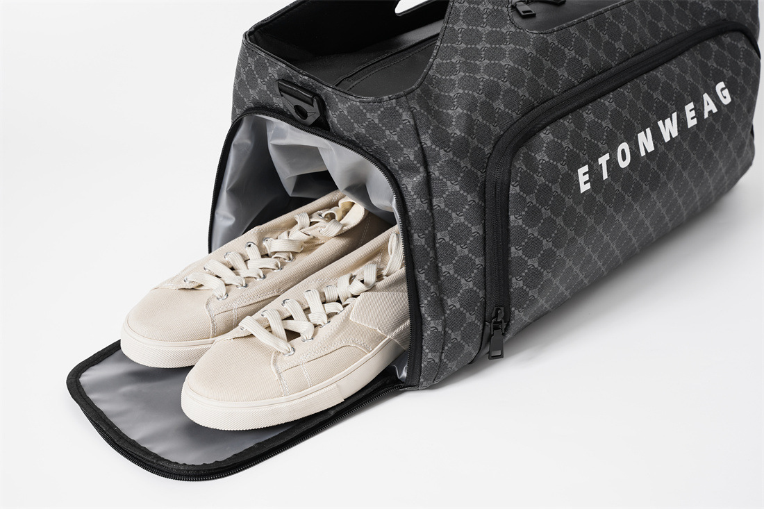 Large Capacity Fitness Bag Independent Shoe Position Short Travel Bag Luggage Bag Sports Satchel