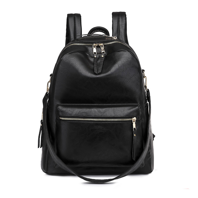 Big Capacity Backpack Purses Shoulder Bag PU Leather Travel bag