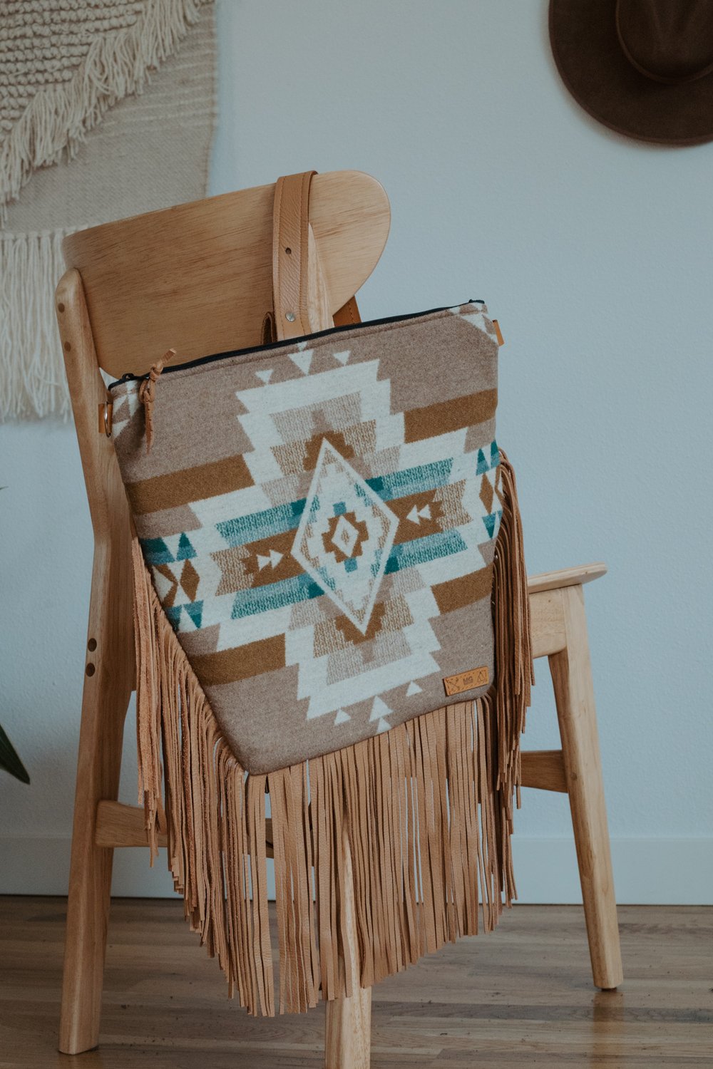 RESERVED CUSTOM LISTING - FRINGE BACKPACK PURSE IN ROCK POINT