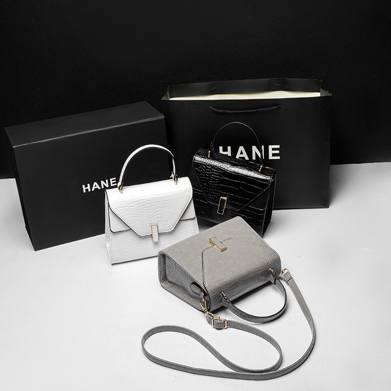 Retro Crocodile Crossbody Bag Tote